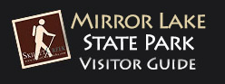 Mirror Lake State Park Visitor's Guide - Baraboo Wisconsin.